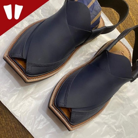 Peshawari Chappal - Pure Leather Peshawari Sandal - Handmade Peshawari Chappal - Pure Leather Peshawari Sandal - Handmade