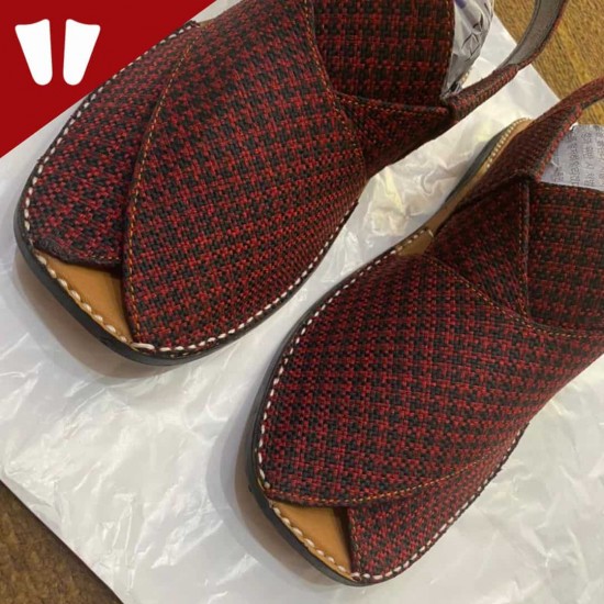 Stylish Waistcoat (material) Peshawari Chappal - Handmade Peshawari Sandal Stylish Waistcoat (material) Peshawari Chappal - Handmade Peshawari Sandal