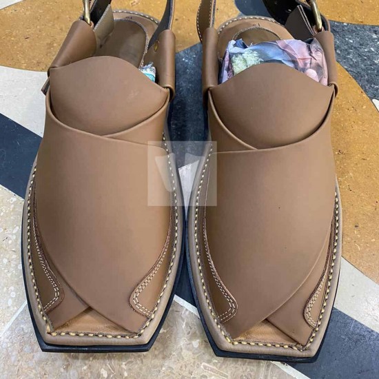 Branded Zalmi Chappal - Pure Leather - Handmade Branded Zalmi Chappal - Pure Leather - Handmade