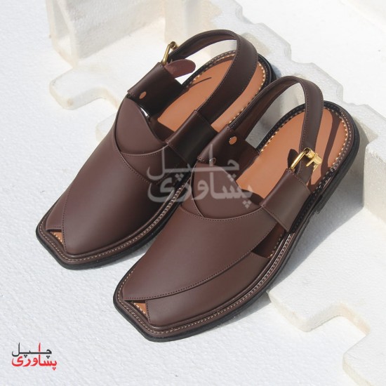 Branded Zalmi Peshawari Chappal - Pure Leather - Handmade