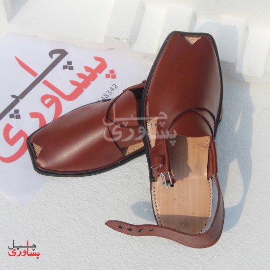 Peshawari Chappal - Pure Leather - Handmade - Charsadda Design