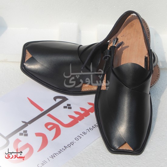 Peshawari Chappal - Pure Leather - Handmade - Charsadda Design