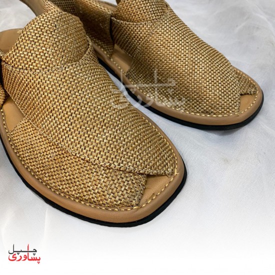 Branded Peshawari Chappal - Pure Leather - Handmade - Rounded