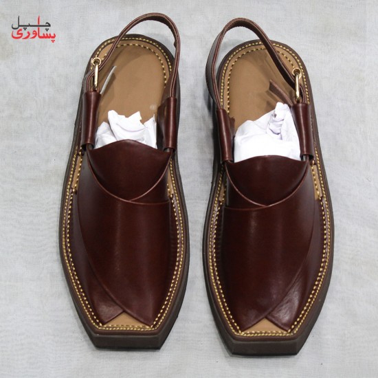 Branded Kaptaan Chappal - Pure Leather - Handmade